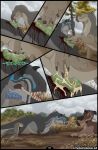 ativo blood blue_eyes blue_markings bodily_fluids bone_frill brown_body centrosaurine ceratopsian ceratopsid clenched_teeth comic digital_media_(artwork) dinosaur eyes_closed female feral first_aid frill_(anatomy) gorgosaurus green_eyes grey_body group growling healing hi_res iguanodontian lying male marginocephalian markings nodding orange_markings ornithischian ornithopod pachyrhinosaurus pain prehistoric_species reptile saurischian scalie sesha_(therbis) sigh spikes tail tan_body teeth tenontosaurus text therbis theropod trio typhon_(therbis) tyrannosaurid tyrannosauroid url wince worried_for_other worried_look wounded yellow_eyes