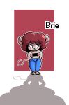 3_toes afro anthro blush blush_stickers bottomwear brie_(sachasketchy) buckteeth character_name clothing crop_top denim denim_bottomwear denim_clothing feet female flat_chested hands_on_hips hi_res jeans looking_at_viewer mammal model_sheet mouse murid murine narrowed_eyes pants pouting rodent sachasketchy shadow shirt simple_background solo teeth text toes topwear wide_hips