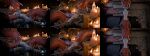 absurd_res ambiguous_gender ambiguous_pred annelid anthro bestiality bodily_fluids candle candlelight carnictis cum cum_in_mouth cum_inside dragon eating ejaculation english_text erection fellatio feral genital_fluids genitals group head_capture hi_res imminent_vore leech light limb_capture lying male male/ambiguous male_on_feral male_prey mawplay multiple_angles multiple_images mythological_creature mythological_scalie mythology nude on_back oral orgasm penile penis predator/prey scalie sex tallion text vore worm xero_(captainscales)