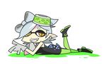  bad_id bad_pixiv_id dress earrings hat hotaru_(splatoon) jewelry rodney solo splatoon_(series) splatoon_1 symbol-shaped_pupils 