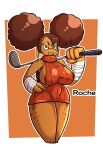 3_toes 4_fingers anthro areola areola_slip arm_wraps big_breasts breasts character_name clothing double_bun ear_piercing ear_ring feet female fingers freckled_legs freckled_shoulders freckled_thighs freckles golf_club heterochromia hi_res meme meme_clothing model_sheet nipple_outline piercing reptile ring_piercing roche_(sachasketchy) sachasketchy scalie shortstack shortstack_female side_boob simple_background solo sweater text thick_thighs toes topwear tortoise turtle virgin_killer_sweater wide_hips wraps