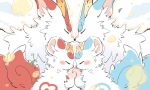 2026 ambiguous_feral ambiguous_gender bixie_(fabulous_beasts) blue_body blue_fur blue_tail blush blush_stickers brother_(lore) brothers_(lore) cel_shading chi_z_z_z digital_drawing_(artwork) digital_media_(artwork) duo fabulous_beasts feral fur fur_markings hand_holding hi_res horn lying male_(lore) markings multicolored_body multicolored_fur mythological_creature mythology pixiu pose quadruped red_body red_fur red_tail shaded sibling_(lore) side_view tail tianlu_(fabulous_beasts) two_tone_body two_tone_fur white_body white_fur yellow_horn