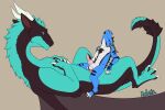 2026 3:2 abdominal_bulge absurd_res accessory animal_genitalia anthro anthro_on_feral anthro_penetrated artist_name back_mane bestiality blue_body blue_eyes blue_fur blue_mane brown_body brown_fur chest_fur claws cock_ring cowgirl_position daykiri digital_drawing_(artwork) digital_media_(artwork) digitigrade_paws dragon duo extreme_penetration feral feral_penetrating feral_penetrating_anthro flat_colors from_front_position fur furred_dragon furred_scalie genitals gold_ring hand_on_chest hand_on_leg hand_on_self head_tilted_back hi_res horn jewelry knot knotted_penis kraalor_chthau_(reks_lih) male male/male mane markings membrane_(anatomy) membranous_wings monotone_background mythological_creature mythological_scalie mythology neck_bulge on_bottom on_top penetration penile penile_penetration penile_spines penis penis_accessory penis_jewelry ridiculous_fit scaled_dragon scalie sex sheath simple_background size_difference teal_body teal_fur text white_claws white_horn winged_dragon wings xoloitz