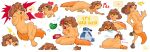 2026 4_fingers 4_toes abdominal_bulge absurd_res all_fours anthro belly big_belly biped bird_dog blep blush blush_lines bodily_fluids brown_hair canid canine canis chest_tuft chibi claws conhugo cute_fangs dialogue domestic_dog drooling electronics enjoying eyebrows eyelashes eyes_closed fangs featureless_crotch feet female female_anthro feral finger_claws fingers flat_chested flat_colors floppy_ears fluffy fluffy_tail freckles full-length_portrait fur gesture hair half-closed_eyes hand_gesture handpaw happy hi_res holding_object hunting_dog kneeling looking_at_viewer lying mammal motion_lines mouth_closed multiple_poses narrowed_eyes nude on_side one_eye_closed open_mouth open_smile orange_body pawpads paws phone plushie portrait pose profanity quadruped raised_leg resting rubber_duck running russian_text sad saliva semi-anthro shaded shaking simple_background simple_eyes sitting sketch_page smile smiling_at_viewer solo spaniel speech_bubble tail tail_motion tailwag teeth text toes tongue tongue_out toy tuft wet white_background wink