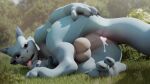 16:9 3d_(artwork) after_anal after_sex animal_genitalia animal_penis anus backsack balls big_balls big_penis blender_(artwork) blender_cycles_(artwork) blue_body blue_eyes blue_penis bodily_fluids butt claws countershading cum cum_from_ass cum_in_ass cum_inside cum_leaking_out cum_on_butt day depth_of_field digital_media_(artwork) drag'n_wash dragon equine_genitalia equine_penis erection european_mythology feral forest gator_dragon_games genital_fluids genitals grass hand_on_butt hand_on_penis hi_res holding_butt holding_penis horn leaking_anus leaking_cum lens_flare looking_at_viewer lying male male_feral masturbation mythological_creature mythological_scalie mythology on_side open_mouth outside penile penile_masturbation penis perineal_raphe perineum plant pointy_ears presenting presenting_anus quadruped raphe_(anatomy) ryan_(drag'n_wash) scalie shrub solo spots tail tail_aside tan_underbelly teeth thatman tongue tongue_out tree western_dragon widescreen wingless_dragon