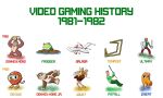 5:3 amphibian ape arthropod avian barrel bird brown_body brown_fur crab crustacean decapod dig_dug donkey_kong_(1981) donkey_kong_(character) donkey_kong_(series) donkey_kong_jr. donkey_kong_jr._(game) english_text eyewear feet frog frogger frogger_(character) fur galaga goggles green_body green_skin haplorhine human joust_(game) knight log malacostracan male mammal melee_weapon nintendo orange_body ostrich pitfall pitfall_harry pooka prehensile_feet primate q-bert q-bert_(character) ratite red_body shield ship silvercrab sword tempest_(video_game) text toes ultima_i:_the_first_age_of_darkness vehicle waddling_head warrior watercraft weapon white_body wood