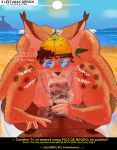 absurd_res ahegao anthro backwards_cap beach big_butt big_penis black_body black_skin blacked_(kink) blowjob_face blue_eyewear blue_sunglasses bodily_fluids brazil brazilian bubble butt clothing cum cum_bubble cum_from_nose cum_in_mouth cum_in_nose cum_inside duo eyewear felid feline first_person_view gatinhoenfermeiro genital_fluids genitals hi_res human human_on_anthro human_pov interspecies looking_pleasured lynx male male/male mammal nipples oral penis pubes pubes_on_face raceplay rio_de_janeiro saliva saliva_bubble sand silver_chain sky sloppy_blowjob spots sun sunglasses tanned thong underwear victor_(gatinhoenfermeiro) water