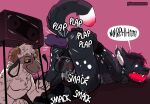 anal anal_penetration ass_up ball_gag ballbusting bodily_fluids bovid canid caprine chastity_cage chastity_device cock_and_ball_torture dildo duo ear_piercing ear_tag felid feline fucking_machine gag gagged gagged_talk gagspeak genital_torture hands_behind_back hi_res lynx machine mammal muffled nude_male object_in_ass onomatopoeia penetration piercing pinecone_(smallsavant) sex_toy sheep smallsavant sound_effects struggling sweat text vowelless whip