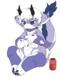 3_toes 4:5 4_toes :< absurd_res abyss_creature_(artist) ambiguous_anthro ambiguous_gender animate_inanimate anthro antlers biped black_antlers black_horn blue_body blue_claws blue_ear_tips blue_ears blue_eyes blue_fur blue_tail chest_tuft claws colored countershade_face countershade_fur countershade_legs countershade_tail countershade_torso countershading digital_media_(artwork) dipstick_ears dragon ear_markings eastern_dragon featureless_crotch feet finger_claws fluffy fluffy_tail front_view full-length_portrait fur furred_dragon furred_scalie gloves_(marking) hair hi_res holding_needle holding_object horn inner_ear_fluff kemono living_plushie markings monotone_hair multicolored_ears multicolored_tail mythological_creature mythological_scalie mythology nude plush_stuffing plushie portrait pupils scalie sewing sewing_needle shaded short_hair simple_shading sitting solo stitch_(sewing) tail tail_mane tail_tuft thread toe_claws toes tuft white_body white_countershading white_fur white_hair white_inner_ear_fluff white_tail