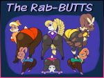 2018 4:3 4_fingers anthro bedroom_eyes bent_over big_breasts big_butt blu3danny bottom_heavy braided_hair braided_ponytail breast_overflow breasts broodal buckteeth bunnies_(sing) butt clothing collar crossover eyebrows female fingers footwear generation_4_pokemon group hair hariet_(mario) hi_res high_heels huge_breasts huge_butt illumination_entertainment lagomorph larger_female legwear leotard leporid looking_at_viewer looking_back looking_back_at_viewer lopunny mammal mario_bros mature_female narrowed_eyes nintendo one_eye_closed pantyhose patricia_bunny pear-shaped_figure playboy_outfit pokemon pokemon_(species) ponytail presenting presenting_hindquarters rabbit raised_eyebrow seductive shoes shortstack shortstack_female simple_background sing_(movie) size_difference small_breasts smaller_female super_mario_odyssey teeth text the_looney_tunes_show thick_thighs tight_clothing torn_clothing torn_legwear torn_pantyhose upside_down warner_brothers wide_hips wink winking_at_viewer