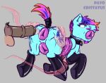 andromorph armwear clothing collar duo eagle's_eye_(pavocristatus) equid equine erection eyeliner gag gagged genitals hasbro hi_res humus_dream_(pavocristatus) imminent_penetration intersex latex latex_armwear latex_clothing latex_legwear legwear magic_hands makeup male mammal my_little_pony mythological_creature mythological_equine mythology pavo_cristatus pegasus penetrable_sex_toy penetrable_sex_toy_in_ass penetrable_sex_toy_in_mouth penetrable_sex_toy_in_pussy penis sex_toy trans_(lore) trans_man_(lore) wings wings_tied