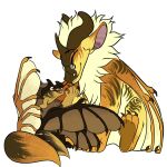 1:1 ambiguous_gender bumblebee_(wof) cricket_(wof) dragon duo european_mythology eyes_closed eyewear feral glasses hi_res hivewing_(wof) looking_at_another markings mirceanel mythological_creature mythological_scalie mythology open_mouth open_smile scalie simple_background sitting smile using_wings wearing_glasses western_dragon white_background wing_hug wings wings_of_fire