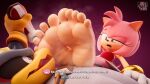 16:9 3d_(artwork) 4k 5_toes absurd_res albatross amy_rose angry anthro avian barefoot beak big_feet bird clothing countershade_feet countershading dialogue digital_media_(artwork) disgust duo english_text eulipotyphlan feet female foot_fetish foot_focus fur gloves green_eyes handwear hedgehog hi_res humanoid_feet male male/female mammal milkmeister3d musk musky_feet open_mouth pink_body pink_fur plantigrade procellariiform sega shoes_removed soles sonic_riders sonic_the_hedgehog_(series) storm_the_albatross text toes white_clothing white_gloves white_handwear widescreen