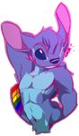  abs alien anthro disney gay_pride lilo_and_stitch nero-coniglio12 stitch 
