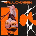1:1 2025 2_horns 3d_(artwork) absurd_res anthro asriel_dreemurr_(god_form) big_butt biped black_clothing black_legwear black_leotard black_sclera black_thigh_highs bovid butt caprine clothed clothed_anthro clothed_male clothing digital_media_(artwork) english_text femboy goat hair halloween hi_res holidays horn legwear leotard looking_at_viewer looking_back looking_back_at_viewer male male_anthro mammal melongoat3d orange_clothing orange_legwear orange_thigh_highs pattern_clothing pattern_legwear pattern_thigh_highs rear_view solo striped_clothing striped_legwear striped_thigh_highs striped_thighs stripes tail text thick_thighs thigh_highs undertale undertale_(series) white_body white_hair white_horn wings