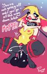abdominal_bulge absurd_res anal anal_penetration anthro ball_gag balls bdsm bodily_fluids bondage bound braixen breasts canid canine chastity_cage chastity_device clothing collar crouching cum cum_while_chaste dialogue digital_media_(artwork) dildo dildo_insertion ejaculation english_text fan_character flat_chastity_cage frogtied fur gag gagged generation_6_pokemon genital_fluids genitals grey_(dgbraixen) gynomorph hair hands-free hi_res huge_dildo intersex leash legs_tied makeup mammal mascara masturbation navel nintendo nipples nude orgasm penetration penis phenyanyanya pokemon pokemon_(species) restraints rope rope_bondage running_makeup running_mascara sex_toy sex_toy_insertion simple_background small_breasts solo submissive text tuft wearing_chastity_cage wearing_chastity_device yellow_body yellow_fur