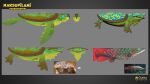 16:9 2021 3_toes 3d_(artwork) adobe_photoshop_(artwork) ambiguous_feral ambiguous_gender antonin_jury aquatic arapaima autodesk_maya_(artwork) blue_body blue_eyes blue_scales blue_shell brown_body brown_eyelids brown_scales brown_shell closed_smile colored company_logo company_name digital_drawing_(artwork) digital_media_(artwork) disembodied_head english_description english_text feet feral fin fish flippers gills glowing glowing_eyes green_body green_lips green_skin grey_background group head_markings hi_res lidded_eyes light lighting lips looking_at_viewer markings marsupilami:_hoobadventure marsupilami_(series) mata_mata membrane_(anatomy) mouth_closed multicolored_body multicolored_scales multicolored_shell multicolored_skin narrowed_eyes nude nude_ambiguous official_art photo_reference pink_eyes pink_pupils pupils quadruped red_fin reference_image reptile scales scalie sergey_titov shaded shell shell_markings side_view simple_background smile squint substance_painter_(artwork) tail tail_fin teal_body teal_eyes teal_skin text toes trio turnaround turtle unity_(artwork) webbed_feet widescreen yellow_markings zbrush_(artwork)