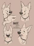  2015 alpha_channel angry bolt bolt_(film) bolt_character brown_eyes canine character_from_animated_feature_film collar confident cute deviantart disney dog ears_back feral fluffy fur german_sheperd german_shepherd happy looking_at_viewer male mammal monochrome open_mouth paws plain_background running sketch smile solo tattoo transparent_background white_fur white_german_shepherd 