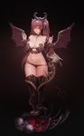  :q armlet bare_shoulders blood breasts chain cleavage cross demon_girl demon_tail demon_wings elbow_gloves gloves heart highres horns instant_ip large_breasts long_hair navel original panties panty_pull red_eyes red_hair shiny shiny_skin skull solo spine succubus tail thighs tongue tongue_out twintails underwear wings 