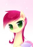  2015 cute cyanaeolin earth_pony equine female feral friendship_is_magic green_eyes hair horse looking_at_viewer mammal my_little_pony pony portrait red_hair rose_(mlp) smile solo 