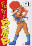  breasts karate_akabon mammal rodent sally_acorn sonic_(series) squirrel 