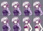  alternate_costume bikini blush braid closed_eyes hair_ribbon izayoi_sakuya kilina m.u.g.e.n open_mouth parted_lips recolor red_eyes ribbon saku_(mugen) short_hair silver_hair smile swimsuit touhou twin_braids upper_body 