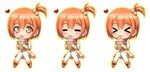  &gt;_&lt; =_= bail camisole camisole_over_clothes casual chibi chopsticks closed_eyes cup_ramen expressions food hair_bobbles hair_ornament heart hoshizora_rin love_live! love_live!_school_idol_project one_side_up orange_hair short_hair side_ponytail smile yellow_eyes 