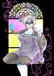  blue_eyes dragon female hair kemono powderkona white_hair 