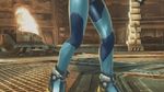  3d animated animated_gif blonde_hair breasts gun metroid nintendo preparing samus_aran super_smash_bros. weapon zero_suit 