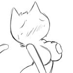  animal_crossing animated anthro big_breasts blanca_(animal_crossing) blush breast_fondling breasts cat feline fondling mammal nintendo roy_mccloud sketch solo video_games 