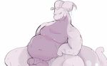  balls belly goodra looking_at_viewer male moobs nintendo overweight penis plain_background pok&eacute;mon shamelesss solo video_games 