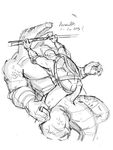  alligator anthro donatello_(tmnt) duo erection leatherhead male male/male penis reptile ruran scalie teenage_mutant_ninja_turtles turtle 