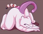  ambiguous_gender anal anal_beads anal_insertion anal_penetration anus ass_up digital_media_(artwork) featureless_crotch front_view glitter_trap_boy insertion lying mewtwo nintendo on_front penetration pok&eacute;mon puffy_anus sex_toy signature solo spread_legs spreading video_games 