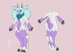  anthro balls butt cute design equine girly ilex invalid_color invalid_tag lavender male mammal phatpuppy 