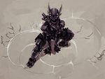  black cute hardsuit mecha power_armor power_suit robot 