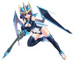  empoleon girl gun homura_subaru mecha_musume personification pokemon purple_eyes purple_hair rifle violet_eyes weapon 