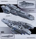 concept_art copyright_request cruiser karanak military military_vehicle no_humans science_fiction ship space_craft warship watercraft 