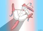  anthro anthrofied blush cub eeveelution female navel nintendo nude pok&eacute;mon pussy skunket solo sylveon video_games young 