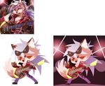  1boshi anthro canine fox fur guitar hair japanese kemono long_hair male mammal musical_instrument show_by_rock!! solo 