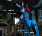  &lt;3 2015 3d animatronic areola big_breasts big_butt breasts butt crossgender disembowell_(artist) english_text erect_nipples female five_nights_at_freddy&#039;s five_nights_at_freddy&#039;s_2 lagomorph machine mammal mechanical nipples pussy rabbit robot smile text toy_bonnie_(fnaf) video_games 