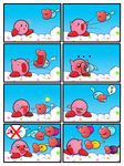  big_lips blush female kirby kirby_(series) kissing leap lips male nintendo video_games 