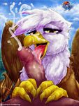  2015 avian balls beak blush cloud cum cumshot dimwitdog equine erection female friendship_is_magic gilda_(mlp) group gryphon hair half-closed_eyes human licking male male/female mammal multicolored_hair my_little_pony nude on_cloud oral orgasm outside pegasus penis penis_lick rainbow_dash_(mlp) rainbow_hair saliva sex tongue tongue_out wings 