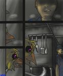  avian chica(fnaf) comic five_nights_at_freddy&#039;s invalid_color invalid_tag jurassic_park machine mechanical movie_theater parody teeth uitinla video_games 
