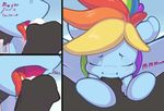  &lt;3 collar crombie equine female friendship_is_magic hair male male/female mammal multicolored_hair my_little_pony open_mouth oral pegasus penis precum rainbow_dash_(mlp) rainbow_hair wings 