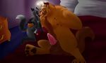  beast_(disney) beauty_and_the_beast big_penis darthglacier erection male male/male penis size_difference 