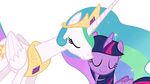  crowns equine friendship_is_magic horn horse mammal momlestia my_little_pony nuzzles pony princess princess_celestia_(mlp) royalty sparkle thebestgamer twilight_sparkle_(mlp) winged_unicorn wings 