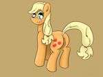  animated anus applejack_(mlp) blush clitoral_winking clitoris cutie_mark fart friendship_is_magic green_eyes my_little_pony one_eye_closed plain_background pussy unknown_artist wink 