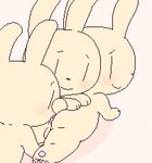  anal animated anus backsack balls black_nose blush butt chubby eyes_closed group group_sex lagomorph male male/male mammal oral penis rabbit rimming sex smile watermelon_(artist) 