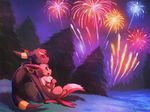  eevee eeveelution emma_the_eevee fireworks haychel nintendo pok&eacute;mon qwazzy umbreon video_games 