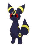  alpha_channel blush eeveelution nintendo plain_background pok&eacute;mon solo transparent_background umbreon video_games しろくろいの 